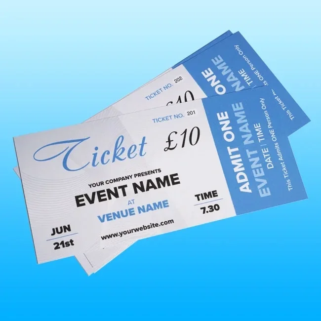 Ticket Printing Hucknall